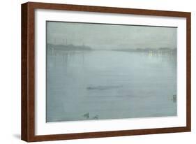 Nocturne: Blue and Silver - Cremorne Lights-James Abbott McNeill Whistler-Framed Giclee Print