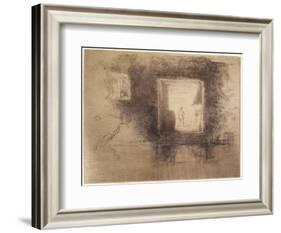 Nocturne: Furnace from The Second Venice Set, 1879-1903-James Abbott McNeill Whistler-Framed Giclee Print