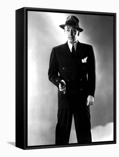 Nocturne, George Raft, 1946-null-Framed Stretched Canvas