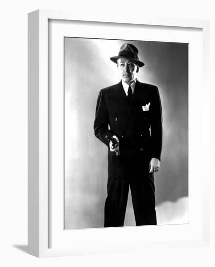 Nocturne, George Raft, 1946-null-Framed Photo