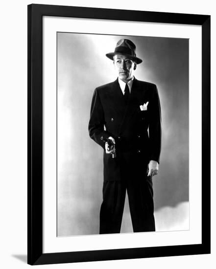 Nocturne, George Raft, 1946-null-Framed Photo