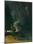 Nocturne in Black and Gold, the falling Rocket, 1875 (Oil on Panel)-James Abbott McNeill Whistler-Mounted Giclee Print