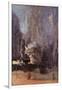 Nocturne in Black and Gold, the Falling Rocket-James Abbott McNeill Whistler-Framed Art Print