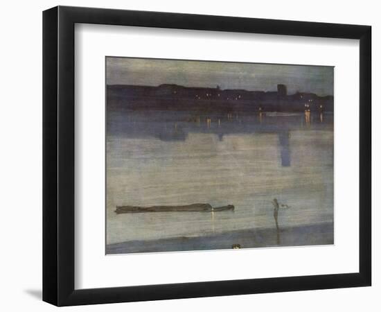 Nocturne in Blue and Green-James Abbott McNeill Whistler-Framed Giclee Print