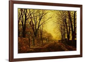 Nocturne in Gold, 1872-John Atkinson Grimshaw-Framed Giclee Print