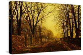 Nocturne in Gold, 1872-John Atkinson Grimshaw-Stretched Canvas
