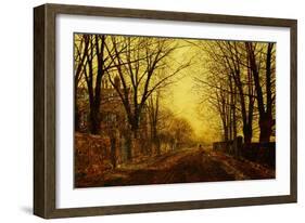 Nocturne in Gold, 1872-John Atkinson Grimshaw-Framed Giclee Print