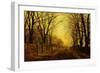 Nocturne in Gold, 1872-John Atkinson Grimshaw-Framed Giclee Print