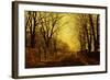 Nocturne in Gold, 1872-John Atkinson Grimshaw-Framed Giclee Print