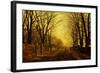 Nocturne in Gold, 1872-John Atkinson Grimshaw-Framed Giclee Print