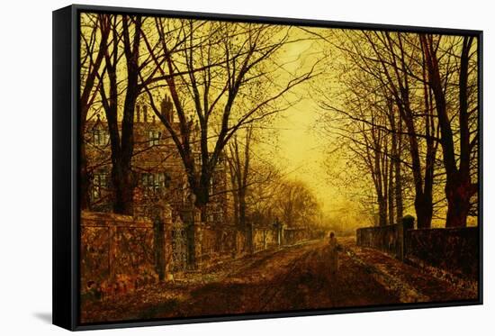 Nocturne in Gold, 1872-John Atkinson Grimshaw-Framed Stretched Canvas