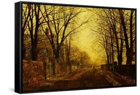 Nocturne in Gold, 1872-John Atkinson Grimshaw-Framed Stretched Canvas