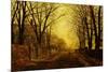 Nocturne in Gold, c.1872-John Atkinson Grimshaw-Mounted Giclee Print