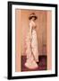 Nocturne In Pink and Gray, Portrait of Lady Meux-James Abbott McNeill Whistler-Framed Art Print