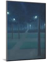 Nocturne in the Parc Royal, Brussels-William Degouve De Nuncques-Mounted Giclee Print