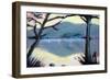 Nocturne Lake-Paul Powis-Framed Giclee Print