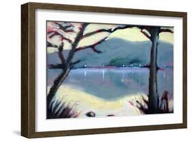 Nocturne Lake-Paul Powis-Framed Giclee Print