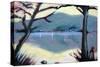 Nocturne Lake-Paul Powis-Stretched Canvas