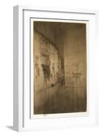 Nocturne: Palaces from The Second Venice Set, 1879-1880-James Abbott McNeill Whistler-Framed Giclee Print