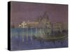 Nocturne: the Dogana and Santa Maria Della Salute, Venice, 1896 (Oil on Canvas)-Walter Richard Sickert-Stretched Canvas