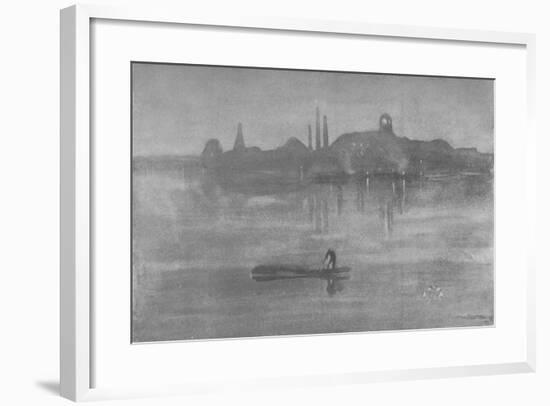 'Nocturne: The Thames at Battersea', 1878, (1904)-James Abbott McNeill Whistler-Framed Giclee Print