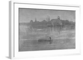 'Nocturne: The Thames at Battersea', 1878, (1904)-James Abbott McNeill Whistler-Framed Giclee Print