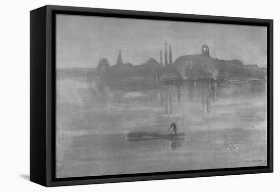 'Nocturne: The Thames at Battersea', 1878, (1904)-James Abbott McNeill Whistler-Framed Stretched Canvas