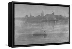 'Nocturne: The Thames at Battersea', 1878, (1904)-James Abbott McNeill Whistler-Framed Stretched Canvas