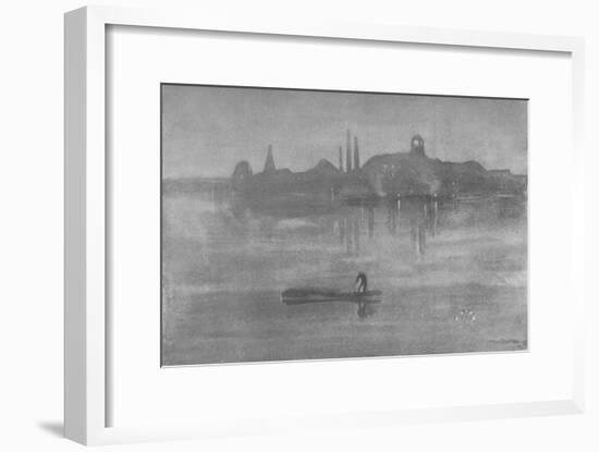 'Nocturne: The Thames at Battersea', 1878, (1904)-James Abbott McNeill Whistler-Framed Giclee Print