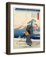 Noda in Mutsu Province, 1843-1847-Utagawa Hiroshige-Framed Giclee Print