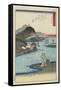 Noda in Mutsu Province, November 1857-Utagawa Hiroshige-Framed Stretched Canvas