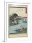 Noda in Mutsu Province, November 1857-Utagawa Hiroshige-Framed Giclee Print