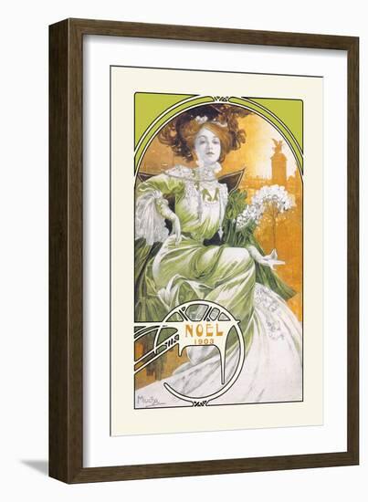 Noel 1903-Alphonse Mucha-Framed Art Print