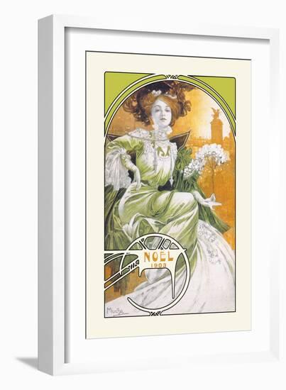 Noel 1903-Alphonse Mucha-Framed Art Print