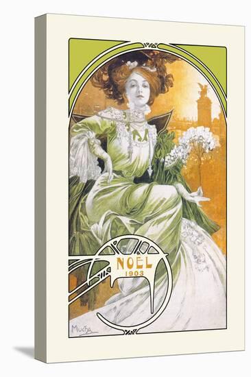 Noel 1903-Alphonse Mucha-Stretched Canvas