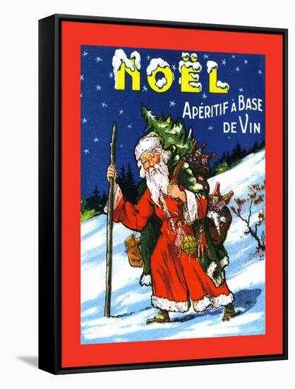 Noel Aperitif A Base De Vin-null-Framed Stretched Canvas