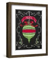 Noel Chalk Art II-Andi Metz-Framed Art Print