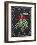 Noel Chalk Art IV-Andi Metz-Framed Art Print