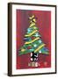 Noel Christmas Tree License Plate Art-Design Turnpike-Framed Giclee Print