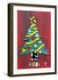 Noel Christmas Tree License Plate Art-Design Turnpike-Framed Giclee Print