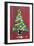 Noel Christmas Tree License Plate Art-Design Turnpike-Framed Giclee Print