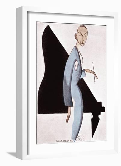 Noel Coward-Hans Stengel-Framed Giclee Print