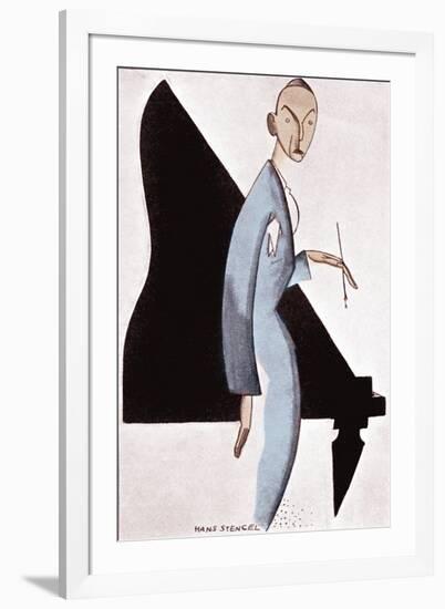 Noel Coward-Hans Stengel-Framed Giclee Print