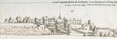 A Garden of a Town House, with Parterres and Vine Pergola, Enclosed by Buildings, C.1677-Noel Gasselin-Giclee Print