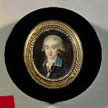 Portrait Miniature of Count Hans Axel Von Fersen (1755-1810)-Noel Halle-Giclee Print