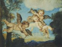 Cupids Playing, Drawing, 18th Century-Noel Nicolas Coypel-Giclee Print
