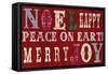 Noel Peace On Earth-Lula Bijoux-Framed Stretched Canvas