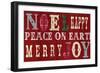 Noel Peace On Earth-Lula Bijoux-Framed Art Print