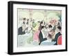 Noel Peter's Restaurant in Paris, 1914 (Colour Litho)-Sem-Framed Giclee Print