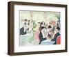 Noel Peter's Restaurant in Paris, 1914 (Colour Litho)-Sem-Framed Giclee Print